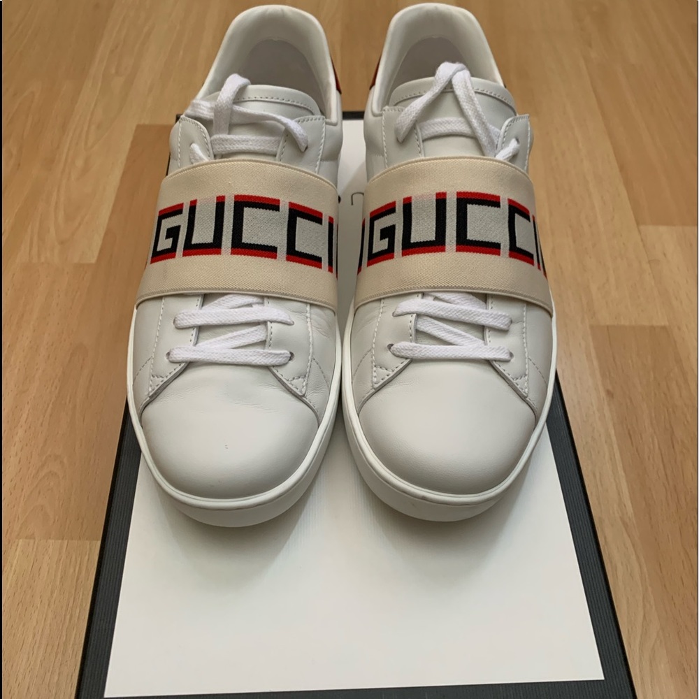 Gucci jacquard stripe Ace sneaker